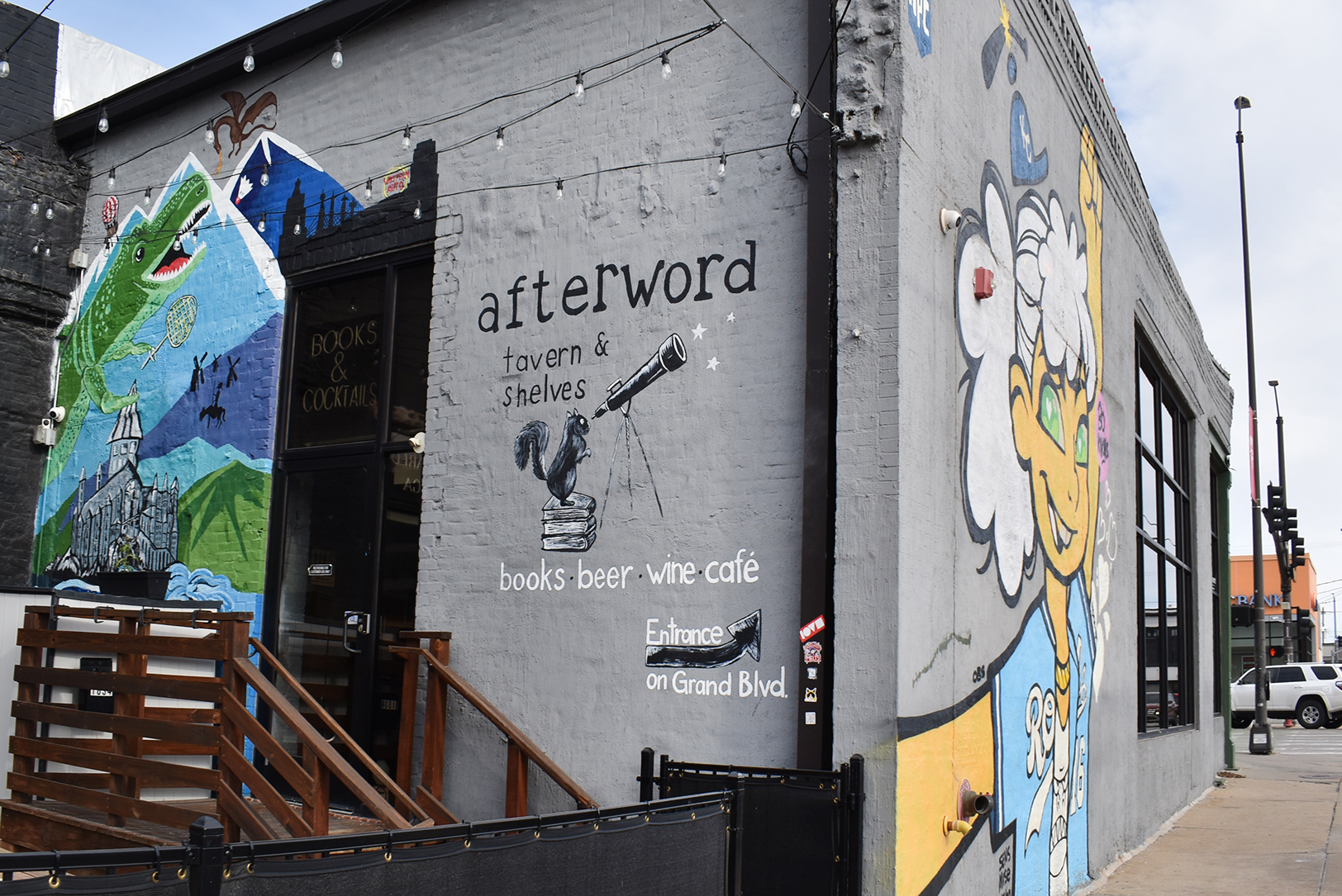 Afterword Tavern & Shelves at 1834 Grand Blvd; photo by Taylor Wilmore, Startland News