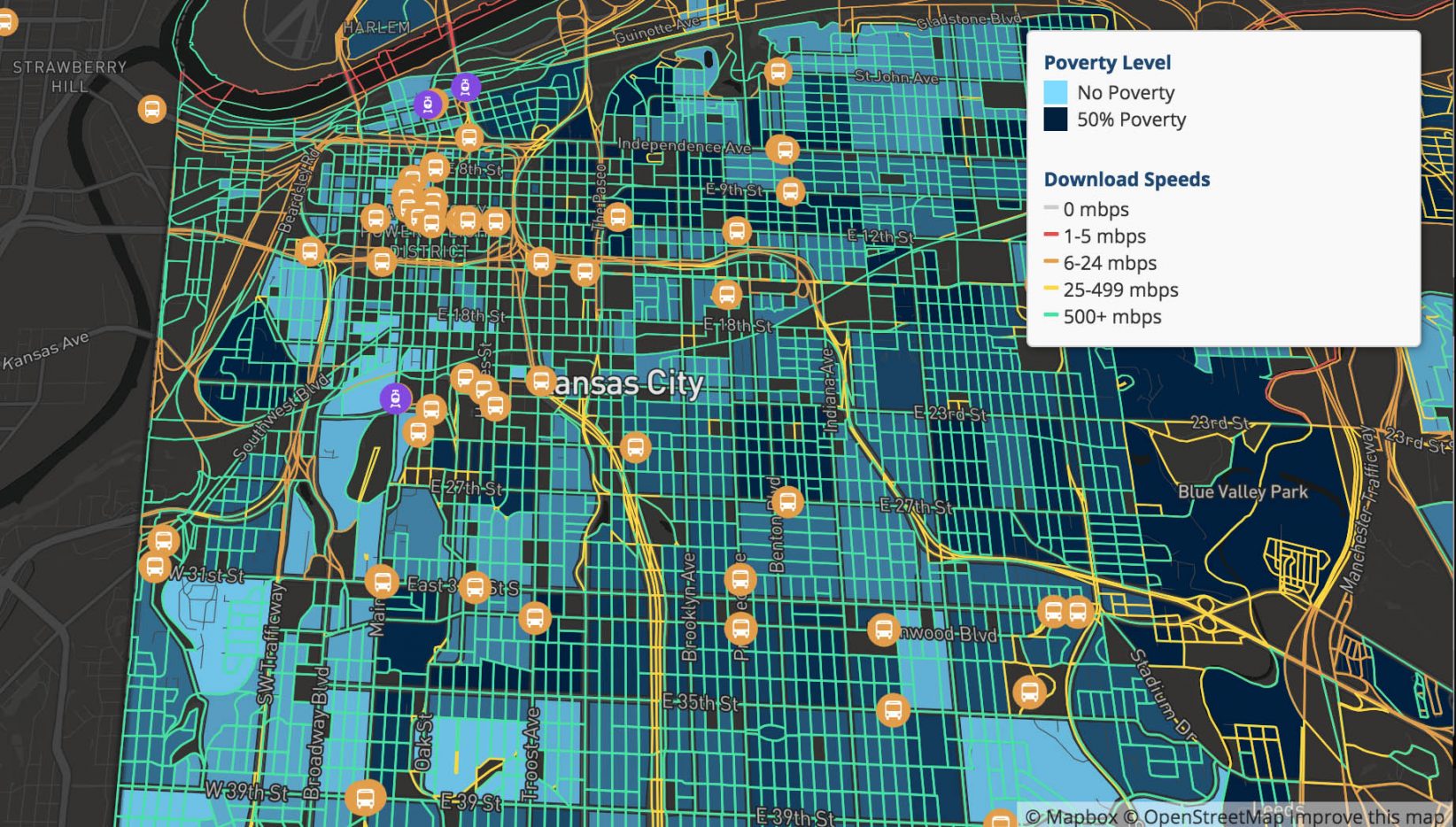 Visualize Kansas City’s digital divide with this new Smart City tool
