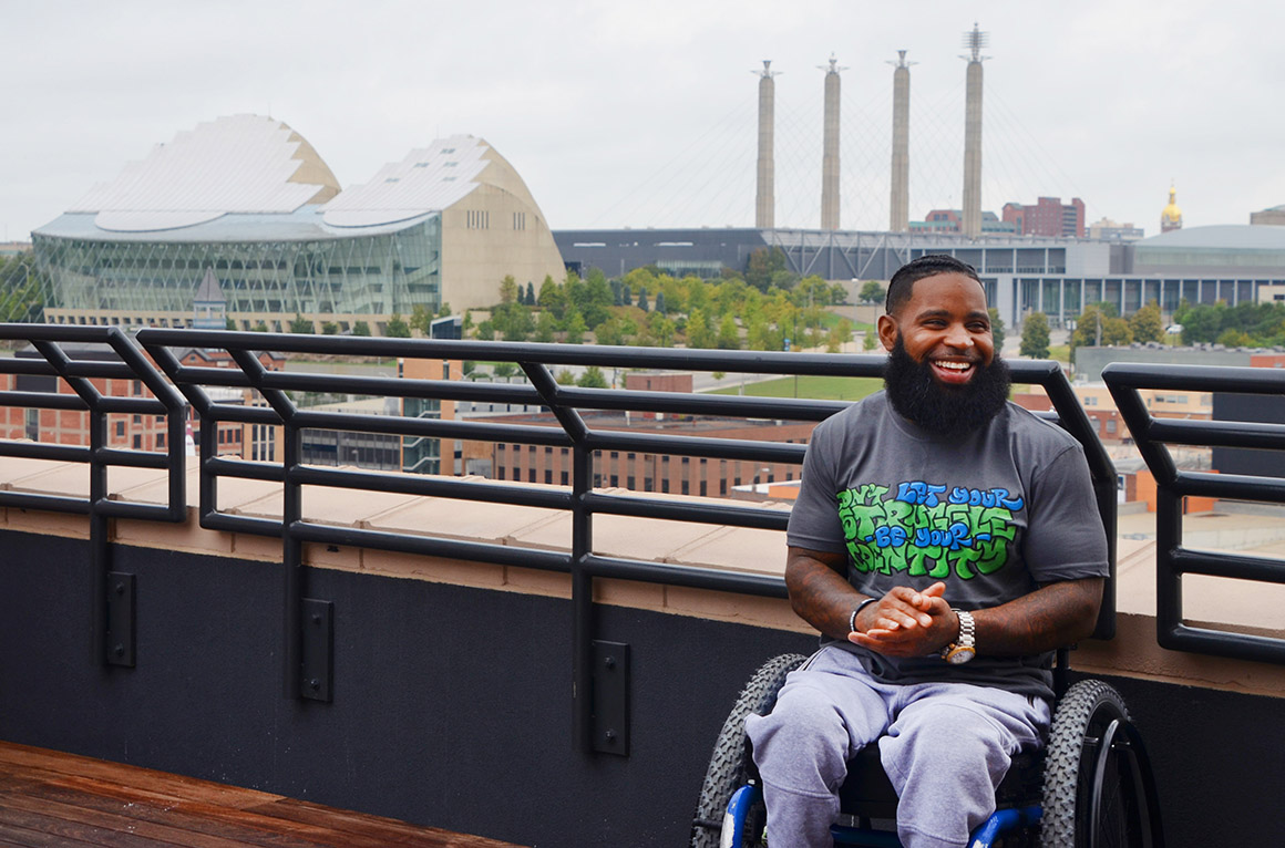Entrepreneurial inspiration: How a wheelchair freed Wesley Hamilton