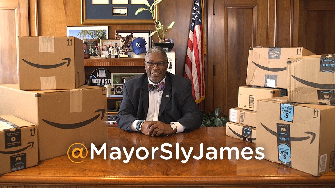 Mayor Sly James teases Amazon headquarters announcement