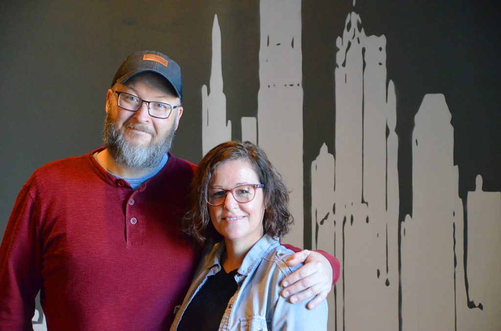 Sean Galloway and Amy Goldman, The Brewkery, Lucky Elixir Kombucha