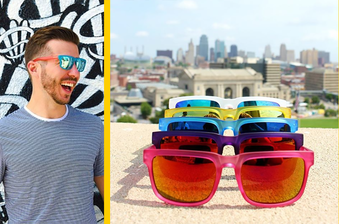 WYCO sunglasses customizes KC cool for a brightly-colored nationwide vision