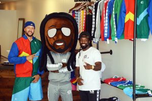 Roy Scott, Healthy Hip Hop, Champ the mascot and Maurice "Champ" Woodard, Champ System