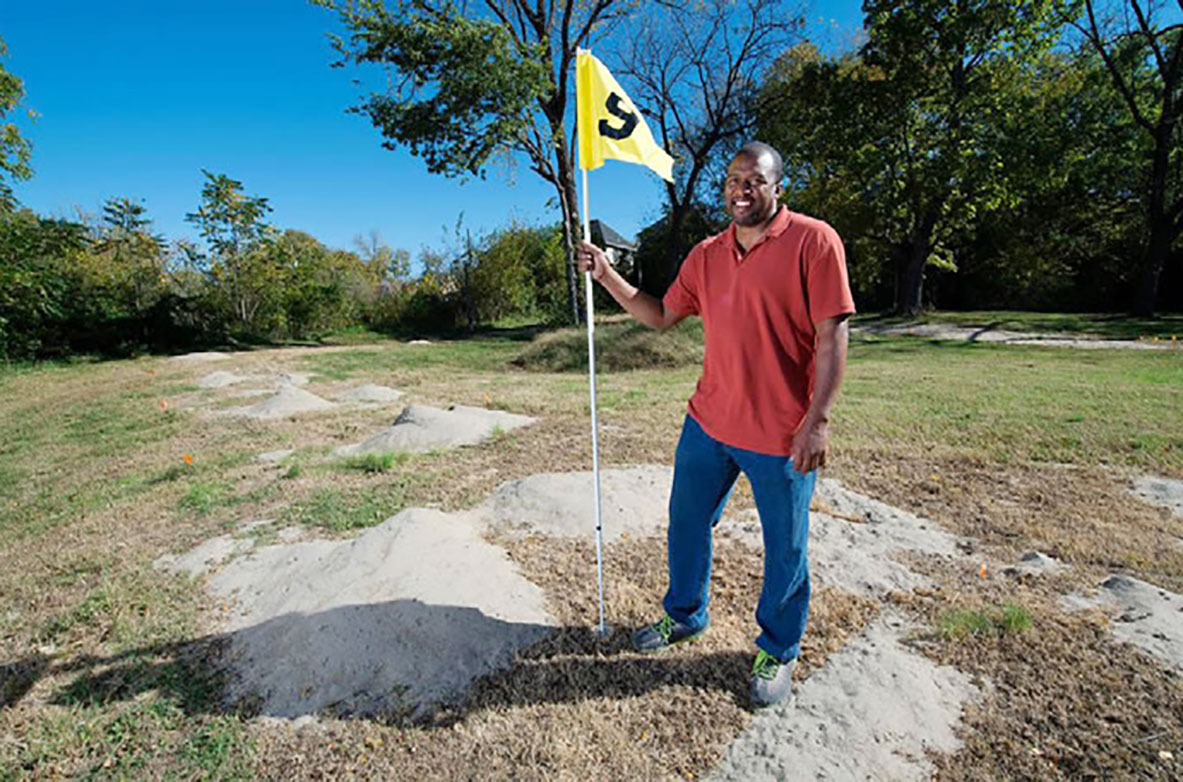 Social entrepreneur’s Harris Park brings green and golf to blighted urban neighborhood