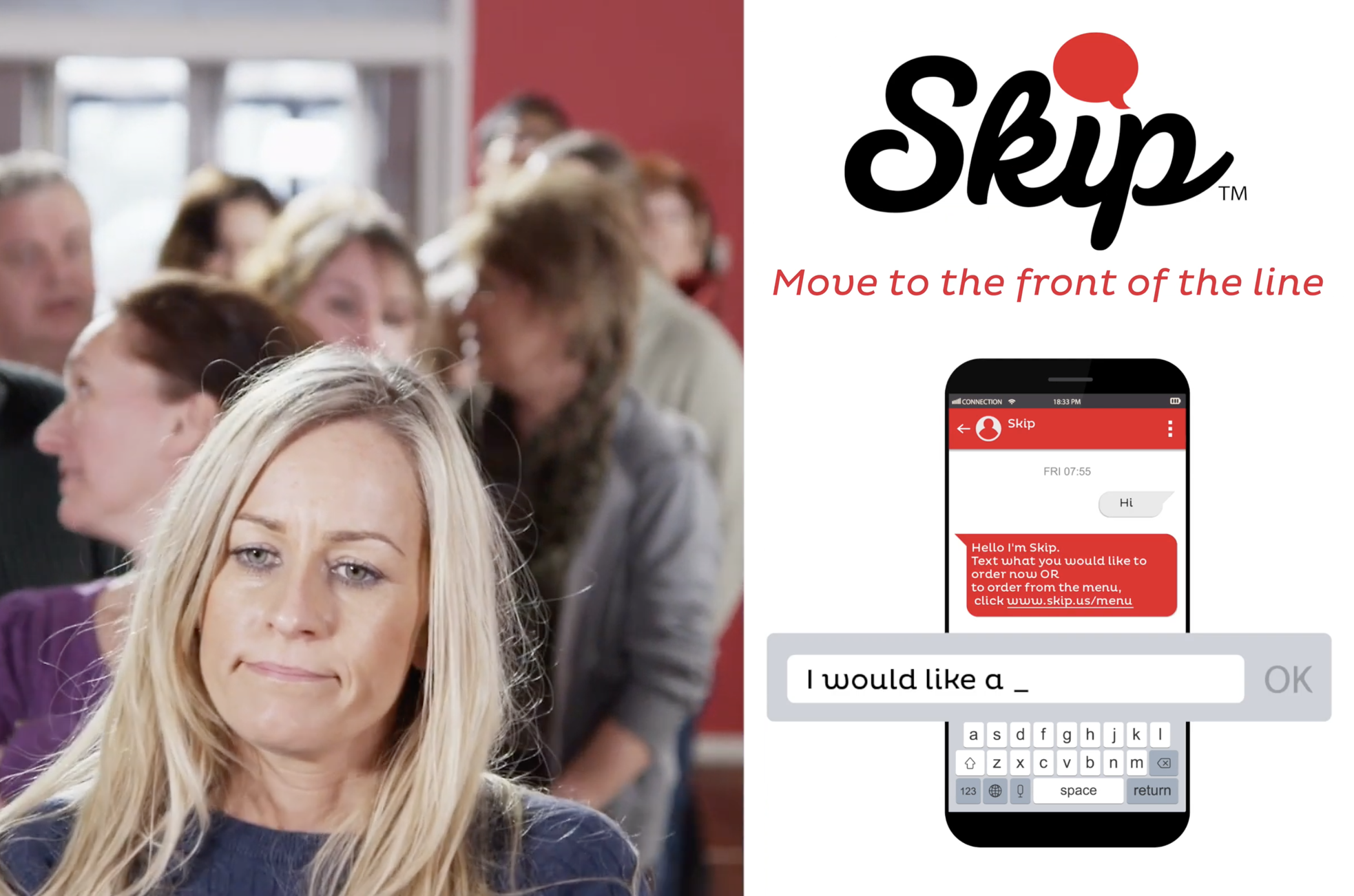 Skip restaurant lines (and downloading another app) with text-based ordering
