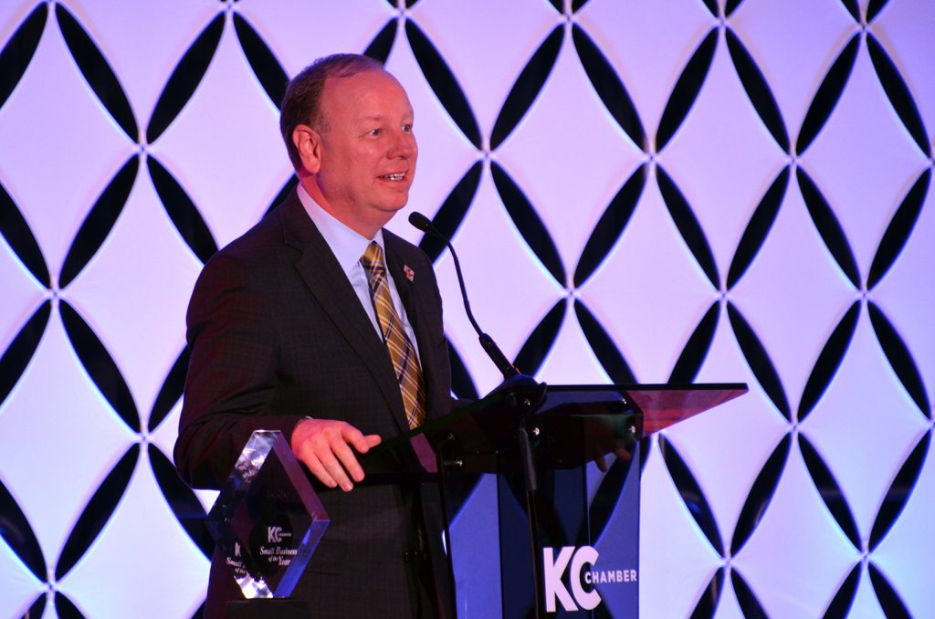 Joe Reardon, president and CEO of the Greater Kansas City Chamber of Commerce; 2019 Chamber Small Business Awards