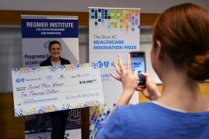 Vanessa Mahan and Catherine Pollman, Bionic Bowel, UMKC Regnier Venture Creation Challenge