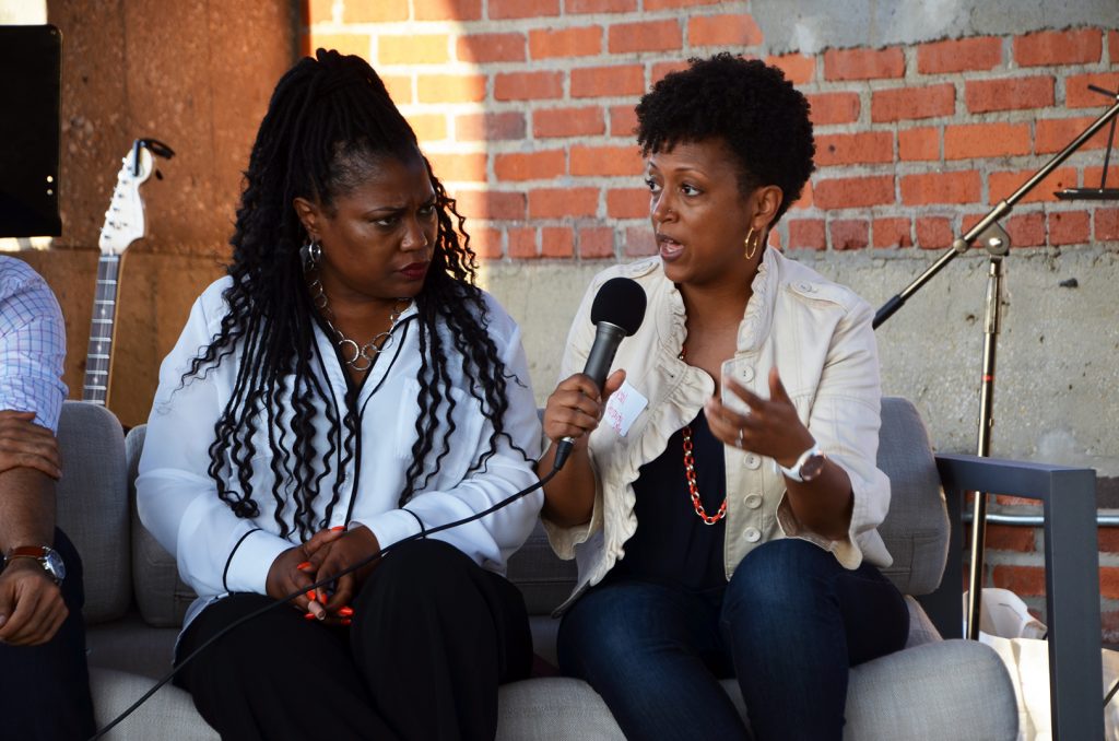 Jamilah Jones, Economic Development Corporation of Kansas City, and Crystal German, Prosperity Labs