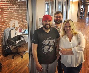 Ryan Koom, Orion Kincaid and Karee Miller, Social Driver, Kansas City