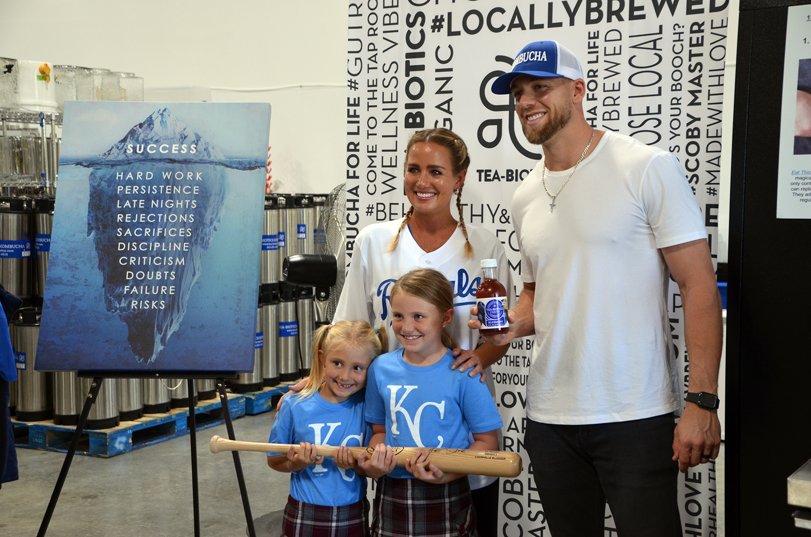 Tea-Biotics opens ‘world’s-largest kombucha taproom’ with 32 flavors, Royals flare