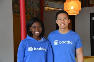 Edna Martinson and Clarence Tan, Boddle