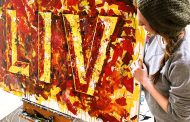 Megh Marks History: Artist crafts Chiefs-inspired painting from on-field Super Bowl confetti