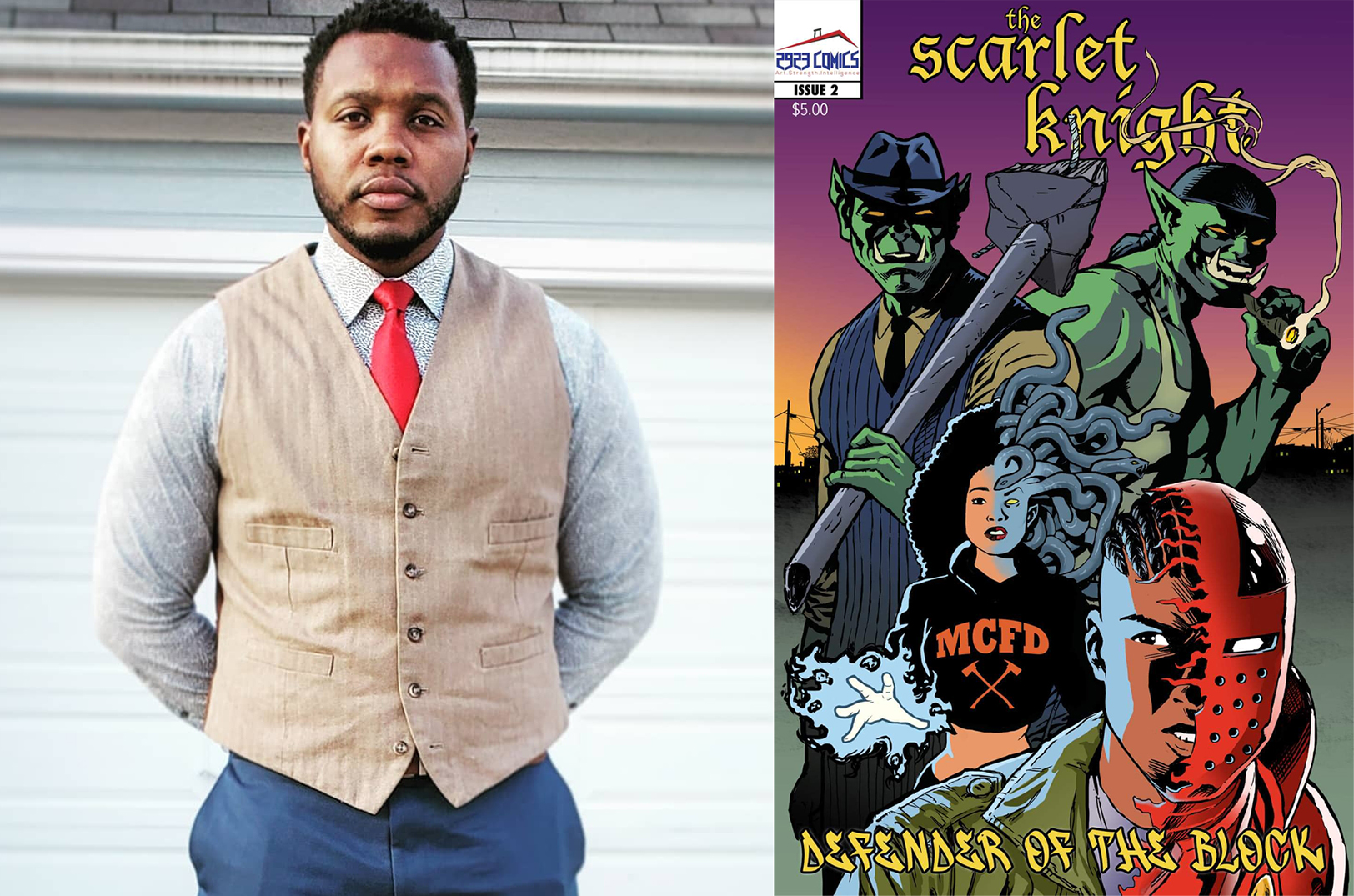 'Scarlet Knight' cuts through comic book stigma with real-life entrepreneur, brand crossovers