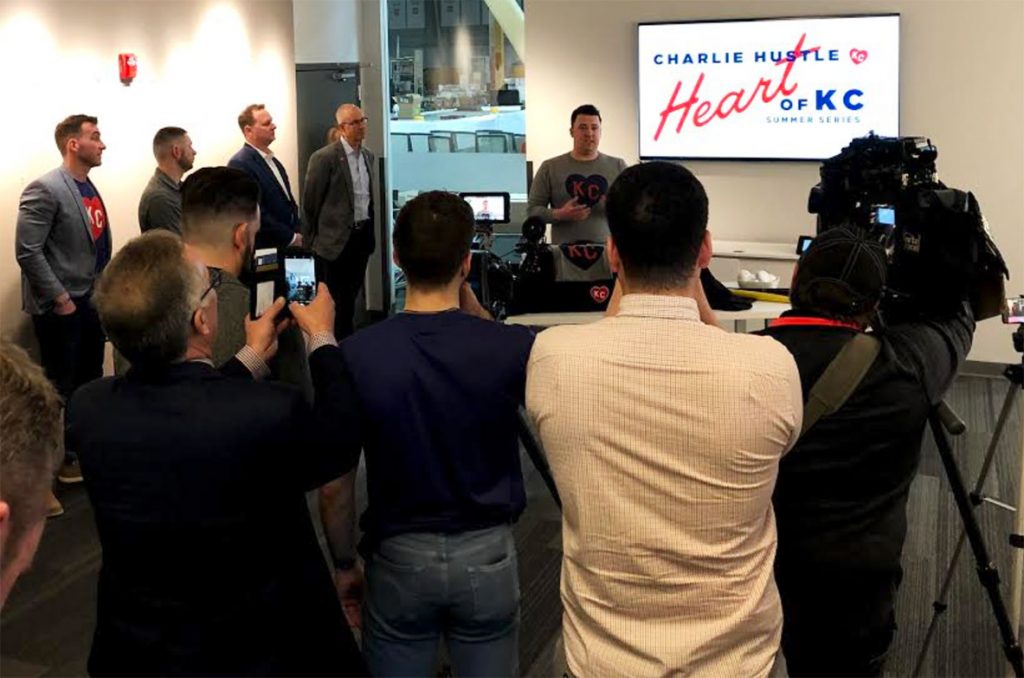 Heart of KC press conference, photo courtesy of Dimensional Innovations