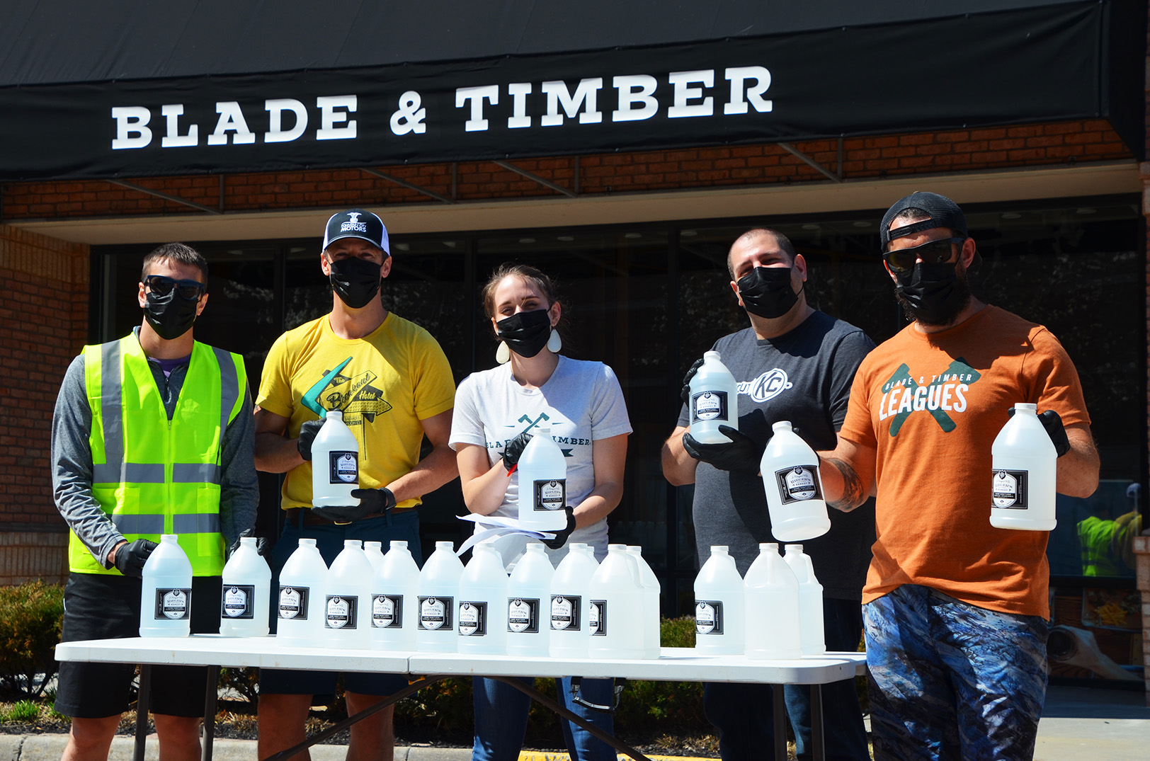 ‘Waiting on the world to reopen’: Blade & Timber now distributing J. Rieger’s must-have hand sanitizer 