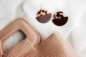 Nickel & Suede earrings