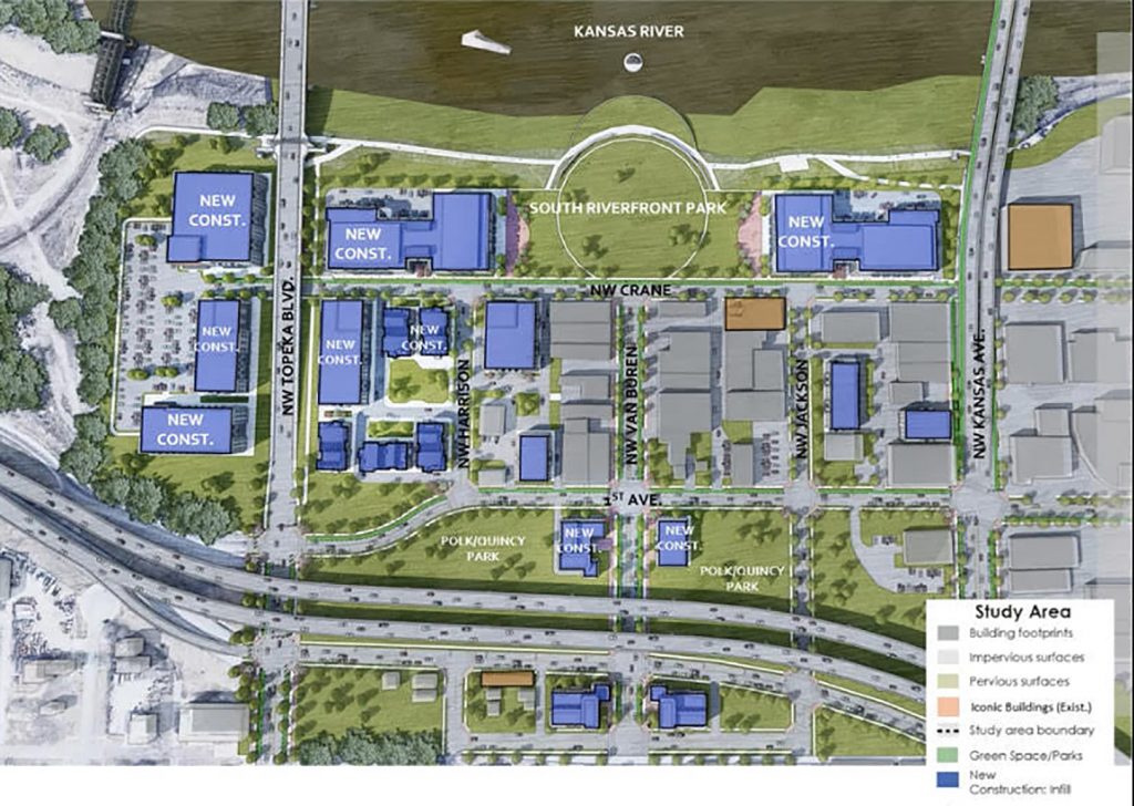 Potential innovation district site, Go Topeka