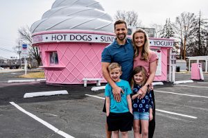 Austin Evans and Kelly Dahl family, Kris and Kate's Ice Cream