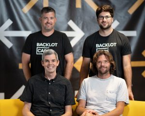 BacklotCars co-founders: Josh Parsons, Fabricio Solanes, Justin Davis, and Ryan Davis