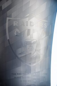 Al Davis Memorial Torch, photo courtesy of Dimensional Innovations
