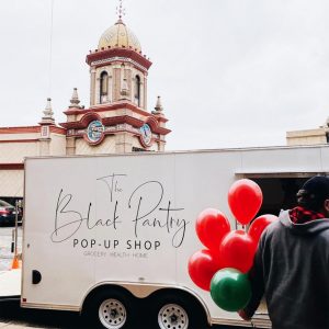 The Black Pantry pop up outside the Made in KC Marketplace on the Country Club Plaza