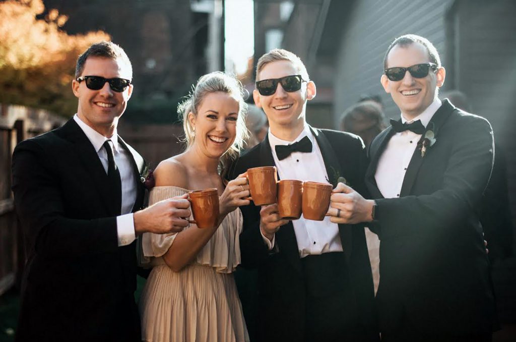 Nick Wehrle, Meghan Tomlinson, Greg Blome, and Ryan Blome, Omega health food products