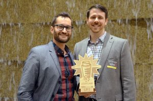 Chris Thowe and Kyle FitzGerald, Life Equals, Balance The Superfood Shot; at Startland News' Kansas City Startups to Watch in 2019 event