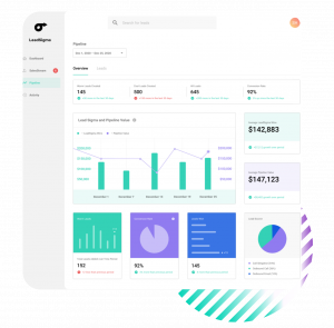 LeadSigma dashboard