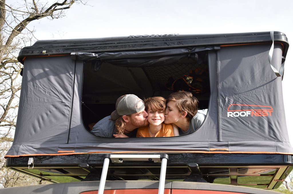 Spencer, Benjamin ("Banjo" for short, and Sarah Martin, VanLifeKC