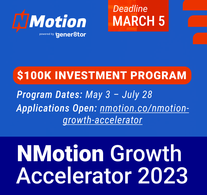 NMotion Growth Accelerator applications
