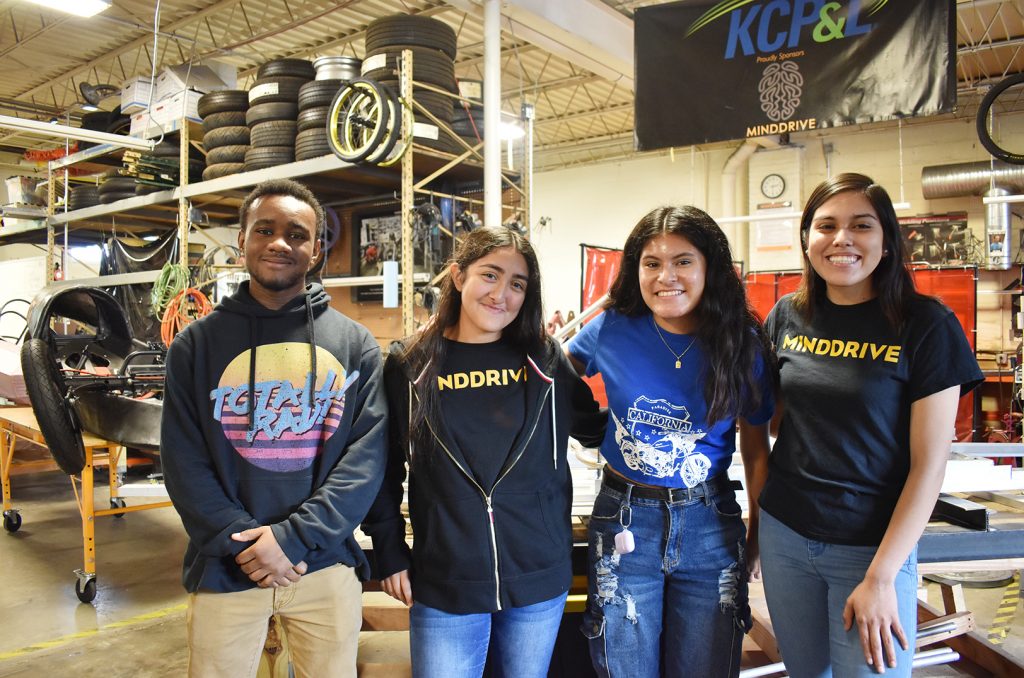 Damon King, Adriana Figueroa, Vanessa Bello, and Britany Mojica at Minddrive