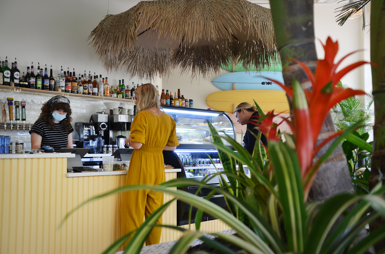 Made in KC opens beachy JoCo café Outta The Blue — complete with indoor palm trees and tropical drinks