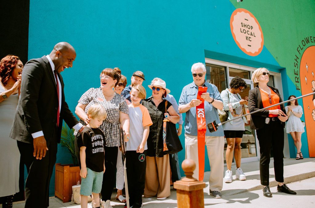 June 4 Shop Local KC ribbon cutting; photo courtesy of Katie Mabry van Dieren