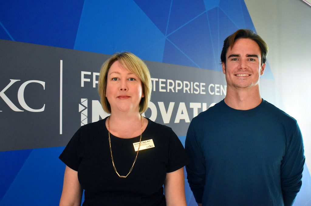 Christina Davis and Michael Eichenseer, Innovation Studio, Robert W. Plaster Free Enterprise and Research Center