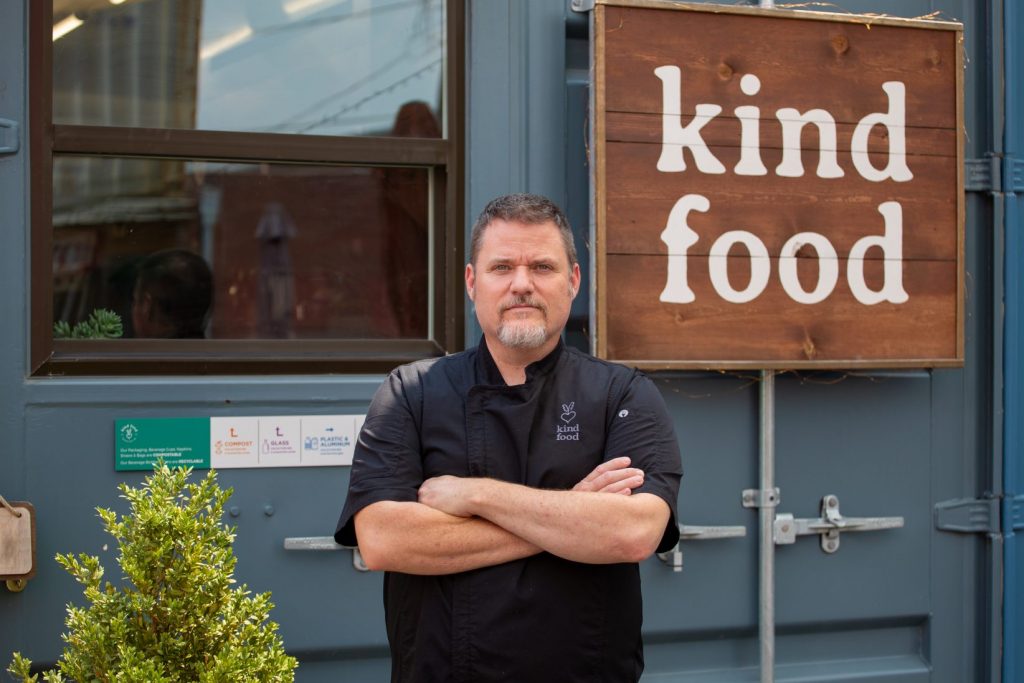 Chef Phillip Jones, co-owner of Kind Food; photo by Jennifer Wetzel