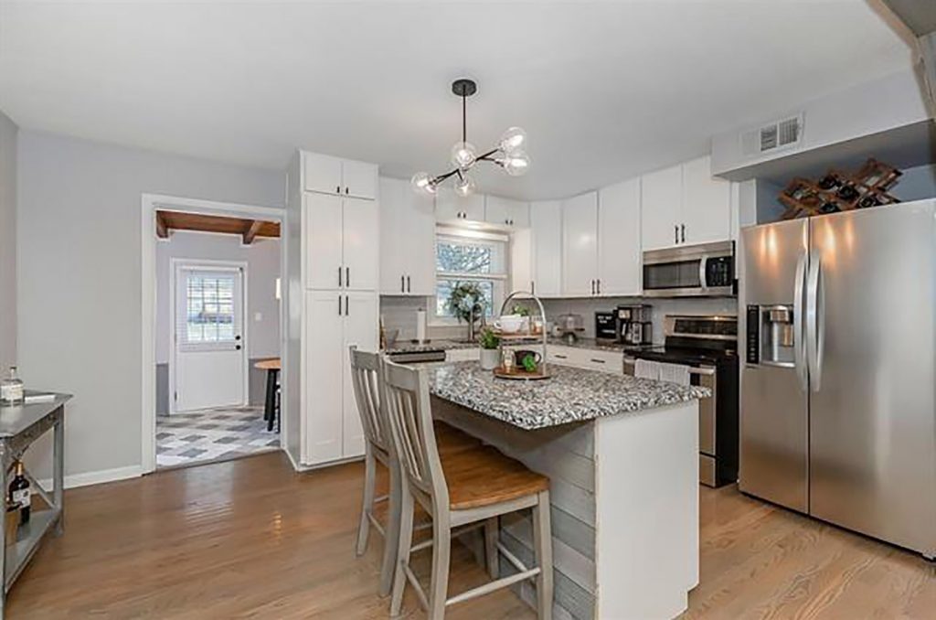 Ally Garton's kitchen after renovation