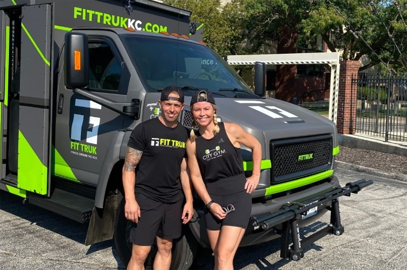 A test of Fit Truk’s core strength: People assume it’s a franchise, mobile gym owner says