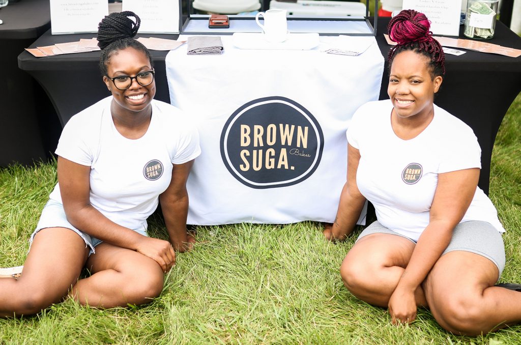 Ebony Paul (co-owner) and Asia Lockett (sister and co-owner), Brown Suga Bakes