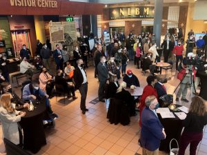 The Imagine Downtown KC plan was unveiled at an event held at the Negro League Baseball Museum; photo courtesy of CityScene KC