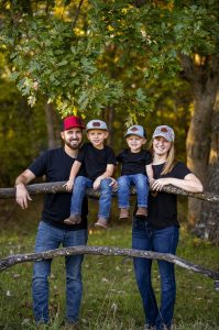 Brett, Aquila, Titus and Chantelle Jackson