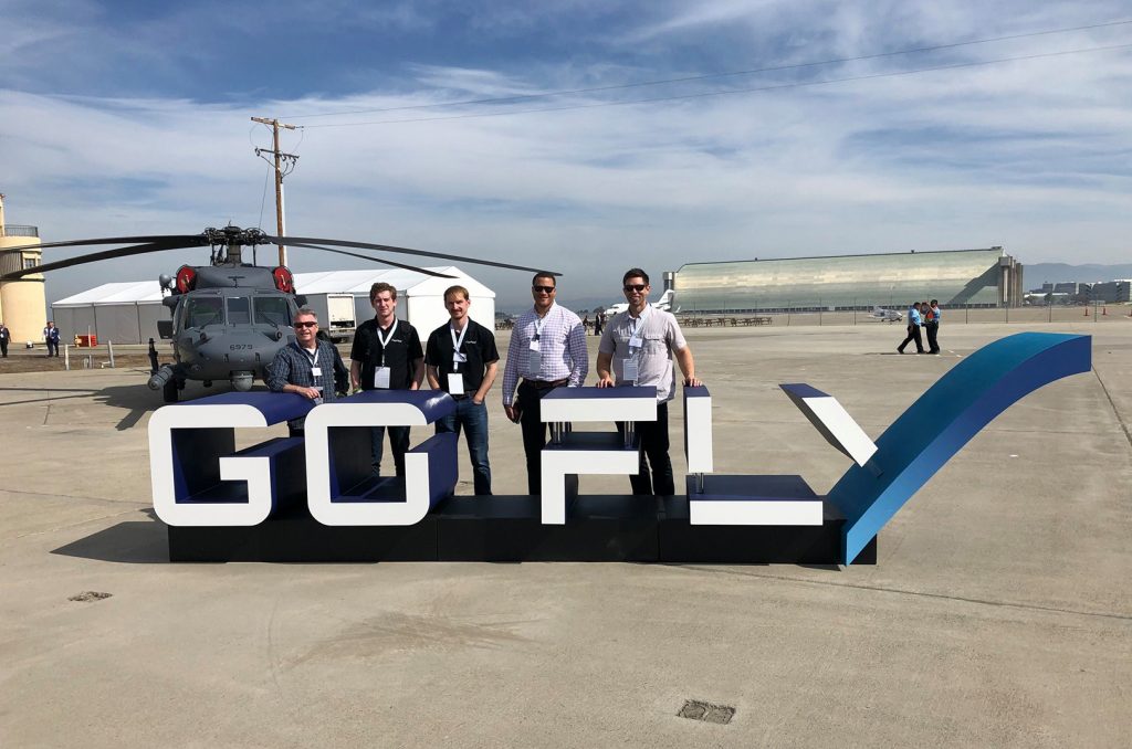 FirePoint team members at Go Fly event