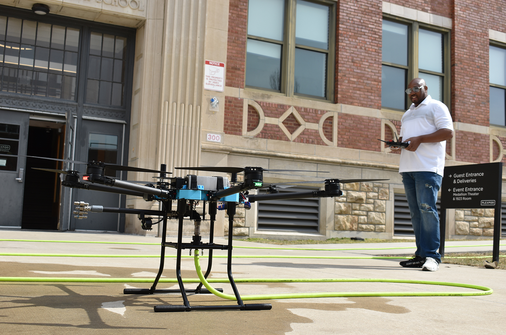 employment rich opener De-risking a dangerous job: How a window washing startup is raising the bar  (and hose) with drones