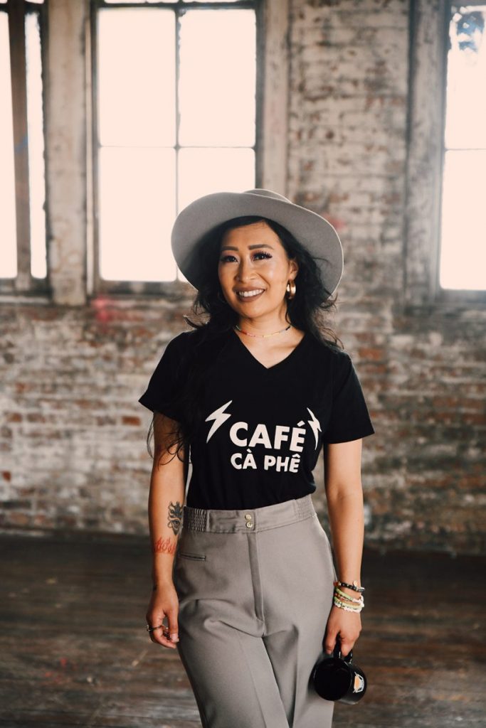 Jackie Nguyen, Cafe Cà Phê; Photo by Anna Petrow