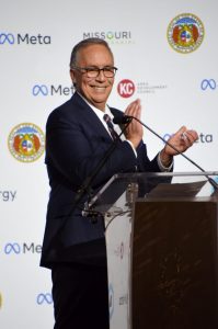 Tim Cowden, Kansas City Area Development Council, at the announcement of Meta's new $800 million data center in Kansas City