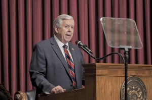 Missouri Gov. Mike Parson, 2022 State of the State Address, photo courtesy of the State of Missouri