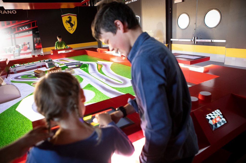 Photo courtesy of Dimensional Innovations, LEGOLAND, Ferrari