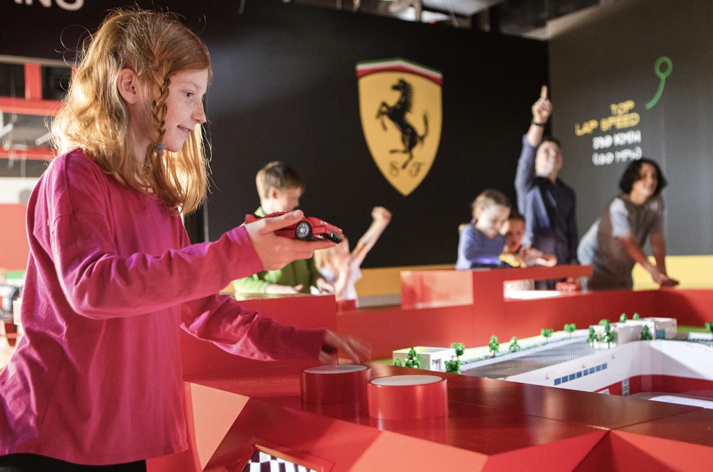 Photo courtesy of Dimensional Innovations, LEGOLAND, Ferrari