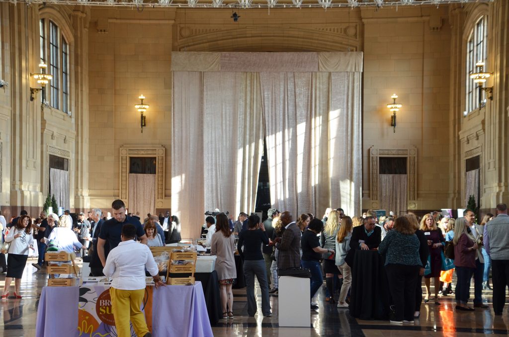 Vendors and attendees pack Union Station for the 2022 Small Business Showcase