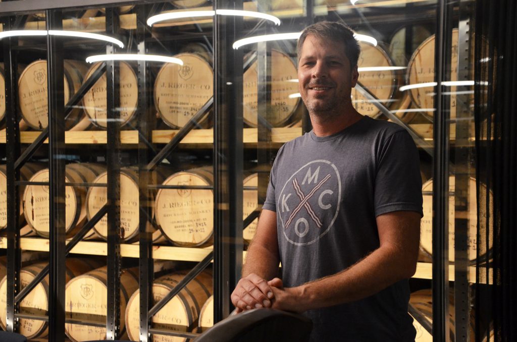 Chef Charles D'Ablaing in Jacob’s Barrel Room at J. Rieger