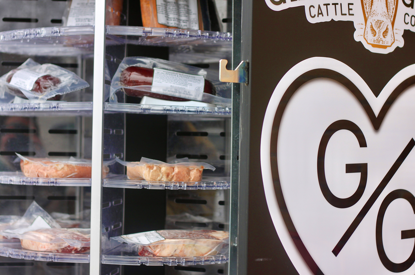 Know where your meat comes from? For KC shoppers, it’s in a vending machine outside this popular coffee spot